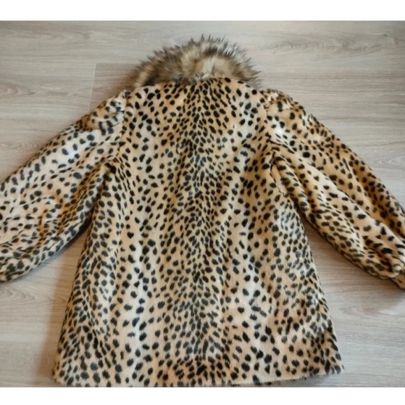 Rouje Tan and Brown Leopard Print Jacket - Picture 2 of 4
